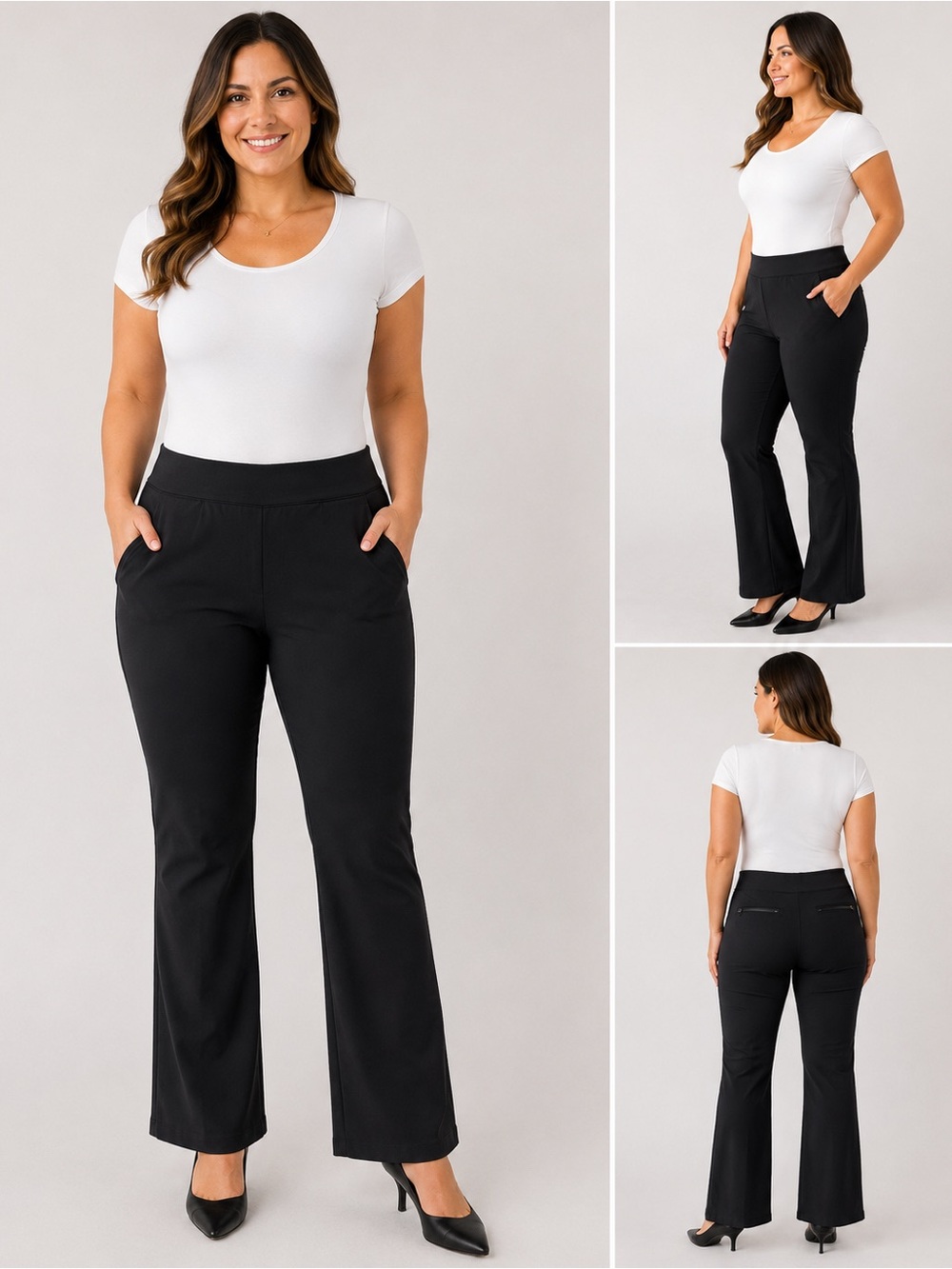Athleta Venice Flare Pants Black Size M
